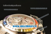 Rolex Daytona Rainbow EF Clone Rolex 4130 All Diamond Dial All Steel 116509(EF)