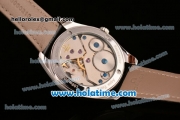 Omega Seamaster Aqua Terra 150 M Small Seconds 6497 Manual Winding Steel Case with Black Dial and Black Leather Strap