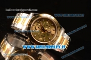 Rolex Daytona Two Tone YG Rolex 4130 Auto Best Edition 1:1 Clone Gold Dial Stick 116503