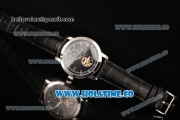 Vacheron Constantin Patrimony Tourbillon Swiss ETA 2824 Automatic Steel Case with Black Dial and Stick Markers