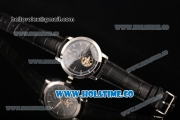 Vacheron Constantin Patrimony Tourbillon Swiss ETA 2824 Automatic Steel Case with Black Dial and Stick Markers