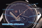 Tag Heuer Mikrogirder 2000 Chronograph Miyota Quartz Steel Case with PVD Bezel and Black Dial