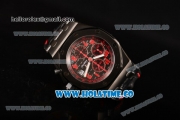 Audemars Piguet Royal Oak Offshore "Las Vegas Strip" Chrono Swiss Valjoux 7750 Automatic DLC Case with Black Dial and Red Arabic Numeral Markers (JF)