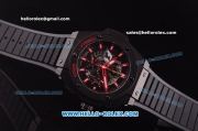 Hublot King Power F1 Swiss Valjoux 7750 Automatic PVD Case with Black Dial and Red Markers