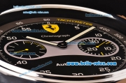 Ferrari Scuderia Quartz Wall Clock Stainless Steel Case with Black Dial