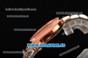 Vacheron Constantin Patrimony Tourbillon Rose Gold/Steel Case with White Dial and Diamonds Markers