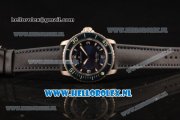 BlancPain Fifty Fathoms 500 2824 Auto PVD Case with Blue Dial and Blue Nylon Strap - 1:1 Origianl (ZF)