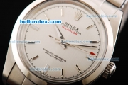 Rolex Milgauss Automatic Movement Steel Case with White Dial and Stick Hour Marker