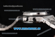 Audemars Piguet Royal Oak Offshore Seiko VK67 Quartz Stainless Steel Case/Bracelet with Black Dial and Arabic Numeral Markers Silver Subdials