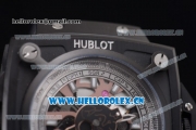 Hublot Masterpiece MP 08 Antikythera Sunmoon Asia 2813 Automatic PVD Case Skeleton Dial and Brown Leather Strap