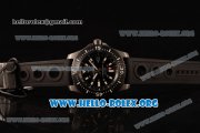 1:1 Breitling Superocean 44 Special Blacksteel Swiss ETA 2824 Automatic PVD Case with Black Dial and Black Rubber Strap (GF)