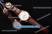 IWC Portugieser Power Reserve Clone IWC 52010 Automatic Rose Gold Case with Arabic Numeral Markers and White Dial (ZF)
