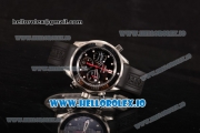Omega Seamaster Diver 300M Co-Axial Chrono Swiss Valjoux 7753 Automatic Steel Case with Black Dial and White Markers