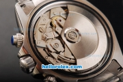 Rolex Daytona Swiss ETA 7750 Automatic Movement Full Steel with Black Dial