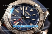 Breitling Avenger II GMT Blue Dial With Swiss ETA 2836 Automatic Blue Rubber Strap Best Edition A32390111C1S2