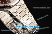 Audemars Piguet Royal Oak Automatic Classic Asia 4813 Movement ETA Coating Case with Black Dial and Stick Marker