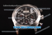 Tudor Fastrider Miyota OS20 Quartz Steel Case with Black Dial and Silver Arabic Numeral Markers