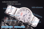 Cartier Ballon Bleu De Cartier Automatic Full Steel with White Dial and Roman Markers-ETA Coating