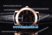 Audemars Piguet Jules Audemars Clone AP Calibre 3120 Automatic Rose Gold Case with Black Dial and Stick Markers (EF)