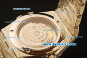 Omega Constellation Co-Axial Swiss ETA 2824 Automatic Full Steel with White Dial and Diamond Markers-(35mm)