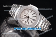 Patek Philippe Nautilus Clone PP 315 Automatic Stainless Steel Case/Bracelet with White Dial and Stick/Arabic Numeral Markers (BP)