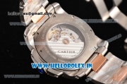Cartier Calibre De Swiss ETA 2824 Automatic Two Tone Case/Bracelet with Rose Gold Dial and Roman Numeral Markers
