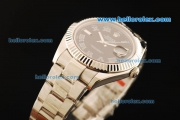 Rolex Datejust II Rolex 3135 Automatic Movement Full Steel with Black Dial and White Roman Numerals