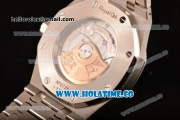 Audemars Piguet Royal Oak 41 MM Clone AP Calibre 3120 Automatic Steel Case/Bracelet with White Dial and Stick Markers - 1:1 Original (JF)