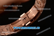 Audemars Piguet Royal Oak 41MM Clone AP Calibre 3120 Automatic Rose Gold Case with Gray Dial and Rose Gold Bracelet - (EF)