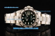 Rolex GMT-Master II Swiss ETA 2836 Automatic Movement Steel Diamond Case with White Markers and Diamond Bezel-Steel Diamond Strap