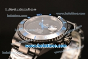 Rolex Submariner Bamford Asia 2813 Automatic Full PVD with Black Micro-Checkered Dial - Blue Spirit