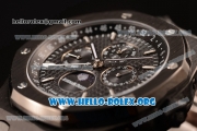 Audemars Piguet Royal Oak Perpetual Calendar Asia Automatic PVD Case with Black Dial and PVD Bracelet