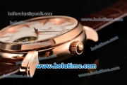 Vacheron Constantin Malte Asia ST17 With Tourbillon Automatic Rose Gold Case with White Dial and Stick/Roman Numeral Markers