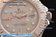 Rolex Yachtmaster Super Clone 3135 Automatic Stainless Steel Case with Stainless Steel Strap and White Dial