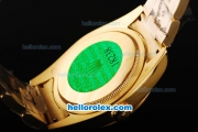 Rolex Day-Date Oyster Perpetual Automatic Full Gold Case/Strap with Gold Dial and Stick Marker