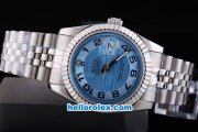 Rolex Datejust Automatic Movement with Blue Dial