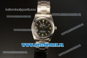 Rolex Explorer Tiffany & Co. Steel Case Asia Auto with Black Dial and Steel Bracelet