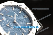 Audemars Piguet Royal Oak Dual Time Chrono Asia Automatic Steel Case Blue Dial With Stick Markers Steel Bracelet