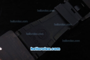 Bell & Ross BR 01-97 Automatic Movement with Black Dial and PVD Black Case-Black Rubber Strap