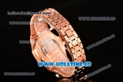 Audemars Piguet Royal Oak 41MM Clone AP Calibre 3120 Automatic Full Rose Gold with Blue Dial and Stick Markers (EF)