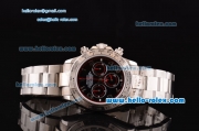 Rolex Daytona Chronograph Swiss Valjoux 7750-SHG Automatic Steel Case with Black Dial and Numeral Marker