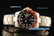 Rolex GMT-Master II Swiss ETA 2836 Automatic Movement Steel Case with Black Dial and Ceramic Bezel