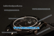 Hublot Classic Fusion 9015 Auto PVD Case with Black Dial PVD Bezel and Black Leather Strap