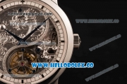 Vacheron Constantin Traditionelle Minute Repeater Tourbillon Swiss Tourbillon Manual Winding Steel Case with Gray Dial