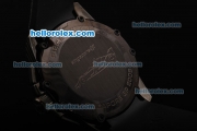 Chopard Singapore GP 2009 Chronograph Miyota Quartz Movement PVD Case with Black Dial and PVD Bezel