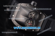 Richard Mille RM053 Miyota 9015 Automatic PVD Case with Skeleton Dial and Black Rubber Strap