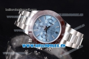 Rolex Daytona Clone Rolex 4130 Automatic Stainless Steel Case/Bracelet with Blue Dial and Stick Markers (EF)