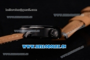 Zenith Pilot Type 20 GMT Asia ST25 Automatic PVD Case with Black Dial Arabic Numeral Markers and Brown Leather Strap