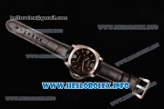 Panerai Luminor Marina 1950 3 Days PAM 392 Clone P.9000 Automatic Steel Case with Black Dial and Black Leather Strap (SF)