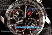 Chopard Mille Miglia GT XL Chrono Swiss Valjoux 7750 Automatic Steel Case with Black Rubber Strap and White Markers - 1:1 Original (H)